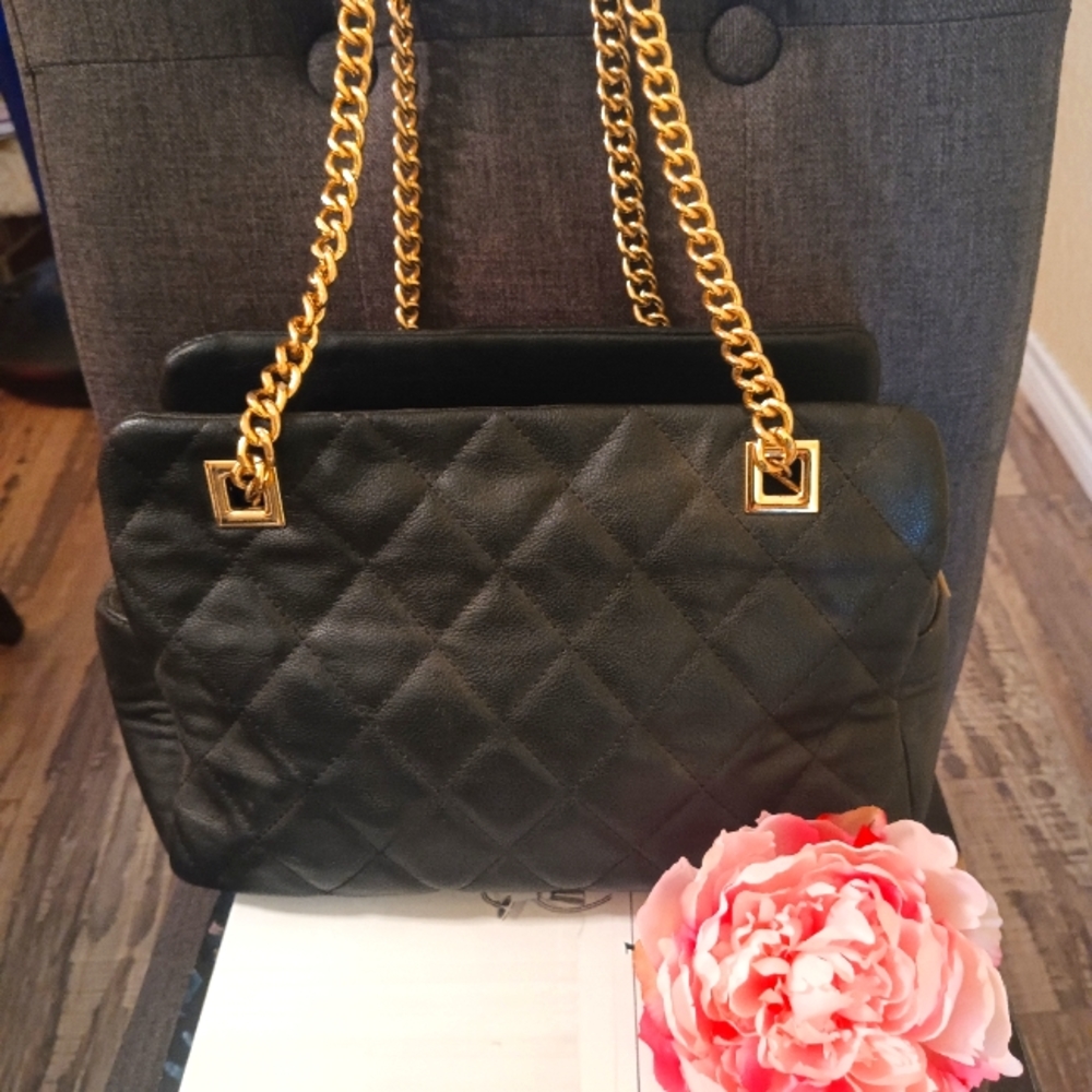 Forever 21 gold chain shoulder bag